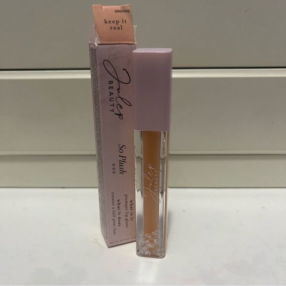 Julep Beauty So Plush Plumper Lip Gloss in Orange Shade Keep It Real NWB - Picture 5 of 8